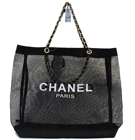 chanel mesh beach bag|chanel tote bags for women.